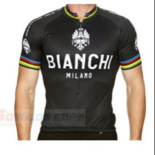 เสื้อ BIANCHI MILANO แขนสั้นสีดำ (Pre-Order)