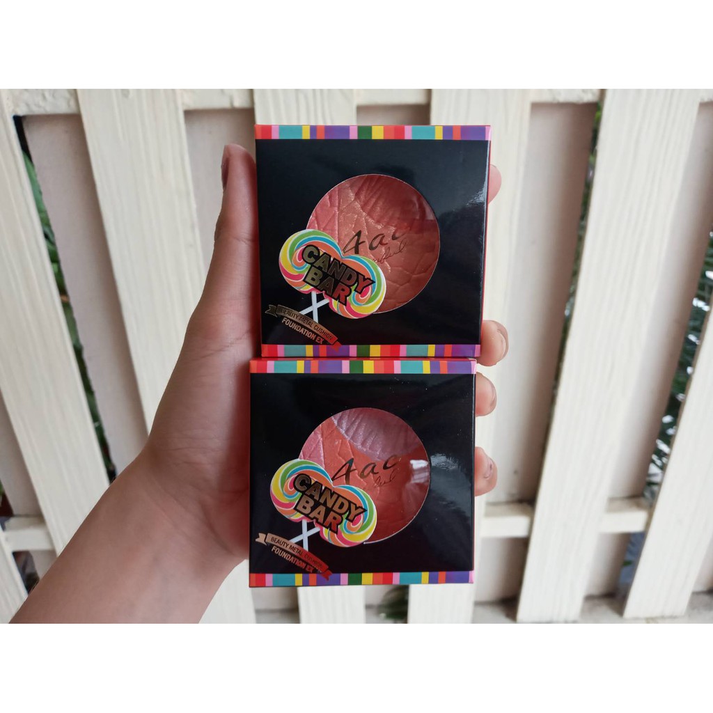 บลัชออนคุกกี้สีสันสดใส AAC CANDY BAR LOLLI POP BLUSH