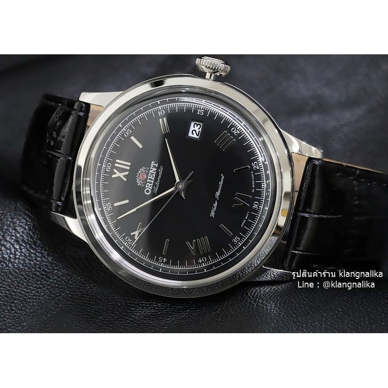 (แถมกล่องแบบพกพา) นาฬิกา Orient Bambino Automatic รุ่น AC0000AB (ใหม่แท้ประกันศูนย์)