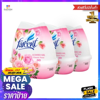 เจลปรับอากาศ FARCENT 200g ROSEAIR FRESHENER GEL FARCENT 200g ROSE