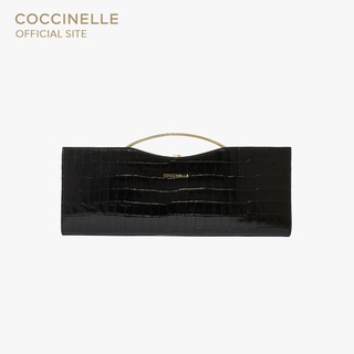 COCCINELLE ETA CROCO Handbag Medium 190201 กระเป๋าสะพายผู้หญิง