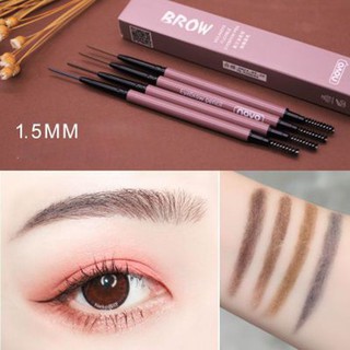 Novo Eyebrow Pencil เนื้อฝุ่นอัดแข็ง สูตรกันน้ำ ติดทนตลอดวันนะคะ