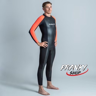 [พร้อมส่ง] ชุดนีโอพรีนดำน้ำลึกในน่านน้ำเปิดผู้ชาย Mens Open Water Swimming Neoprene Wetsuit