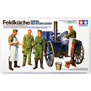 Tamiya 1/35 TA35247 GERMAN FIELD KITCHEN SCENERY