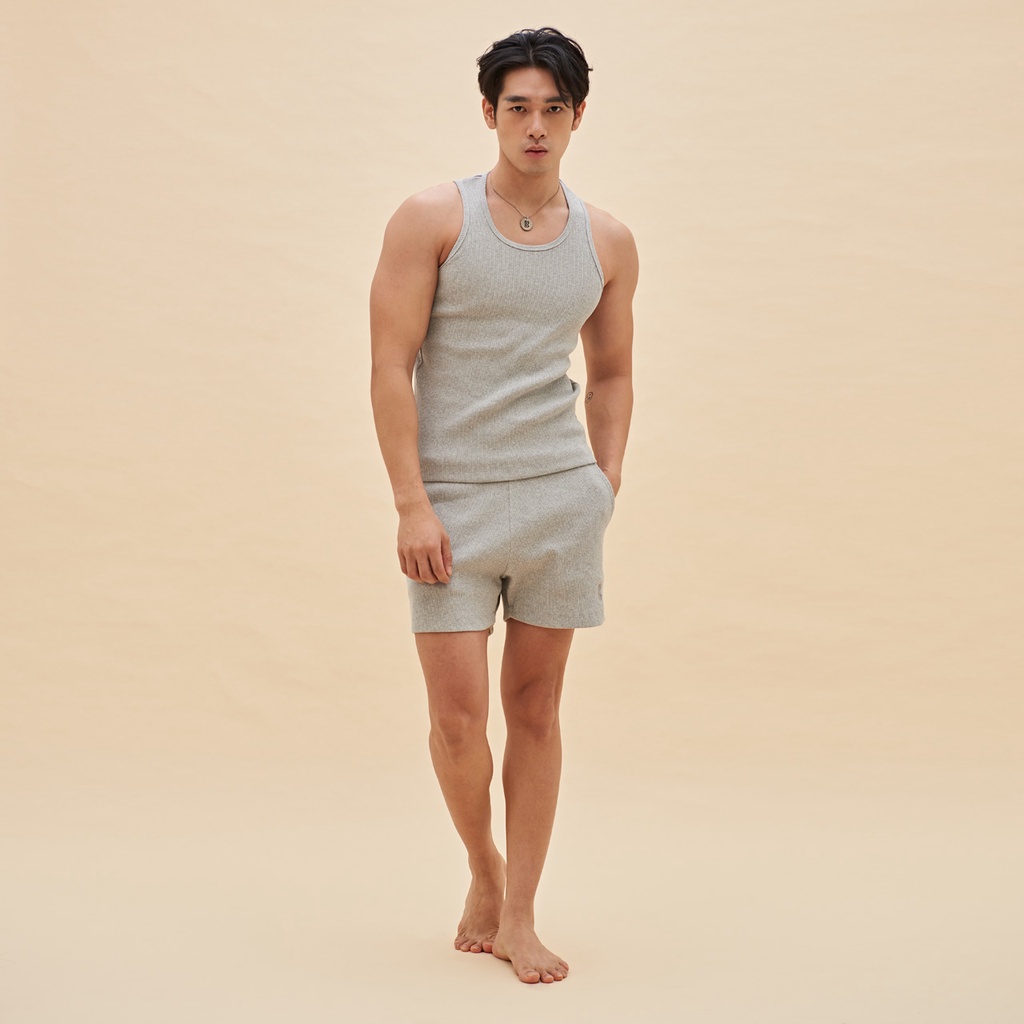 BALIBOY RESORTWEAR ชุดเสื้อกล้าม กางเกงขาสั้น / smoke