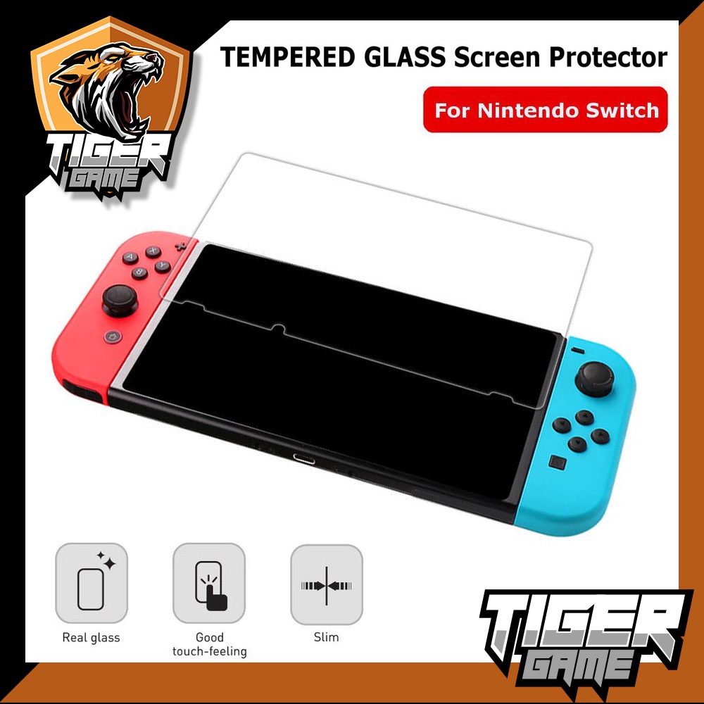 กันรอย Nintendo Switch 1 (ฟิล์มใส Switch)(ฟิล์มกันรอยกระจก Switch)(Nintendo Switch Screen Protector)
