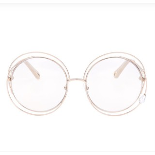 พร้อมส่ง แว่นกันแดด Chloe Carlina CE114SPRL PEARL 857 Rose Gold Sunglasses