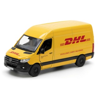 โมเดลรถเหล็ก Mercedes Benz sprinter scale 1:40 โมเดลรถบรรทุก รถส่งของ