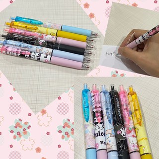 พร้อมส่ง ปากกาเจลสีดำ ขนาด 0.5 สีดำ ลาย Sanrio Happy Friends