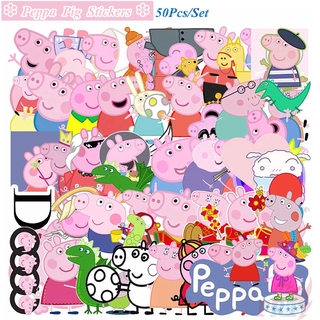 ❉ Peppa Pig Series 04 สติ๊กเกอร์ ❉ 50Pcs/Set DIY Fashion Waterproof Decals Doodle สติ๊กเกอร์