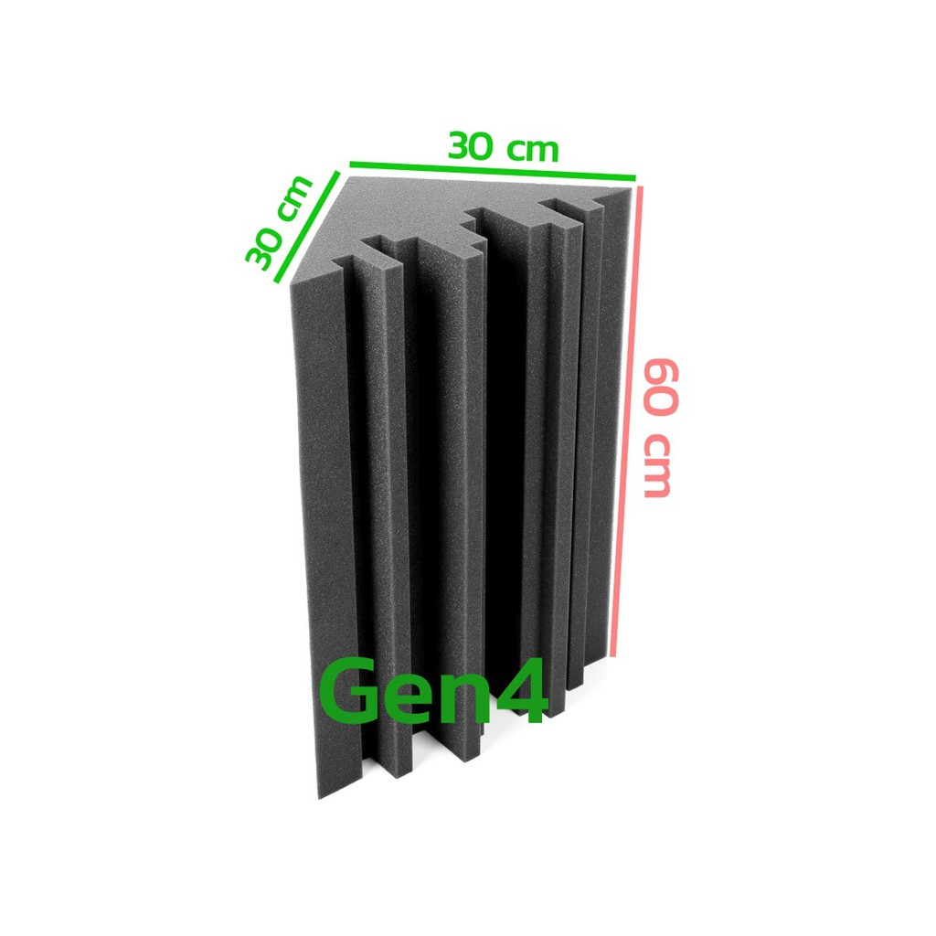 เบสแทรป แผ่นเข้ามุม ฟองน้ำซับเสียง ขนาด 60-80 cm (by TNC Acoustic)
