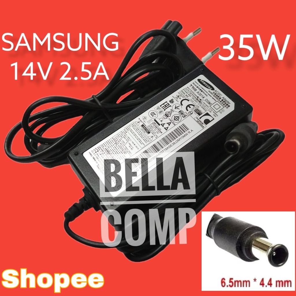AC Adapter Charger Monitor LCD 14V 2.5A 35W สําหรับ SAMSUNG LS27D360 S27D360H LS27D360HS/LF A3514_FP