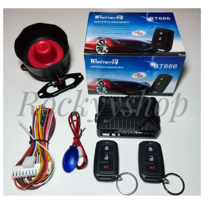Beltech BT666 และ BT555 รถ Remote Alarm