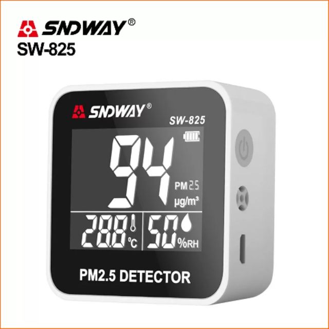 พร้อมส่ง!!! ภายใน1วัน เครื่องวัดฝุ่น PM2.5 SNDWAY-825 pm2.5 detector เครื่องวัดปริมาณฝุ่น วัดความชื้
