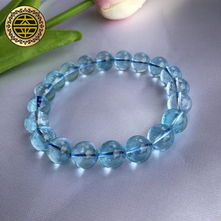 กำไลโทแพซสีฟ้า(Blue Topaz) แท้100% เกรดพรีเมี่ยม