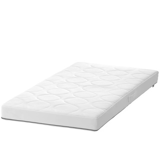 JÄTTETRÖTT ที่นอนพ็อกเก็ตสปริง เตียงเด็กอ่อน Pocket sprung mattress for cot, white, 60x120x11 cm.