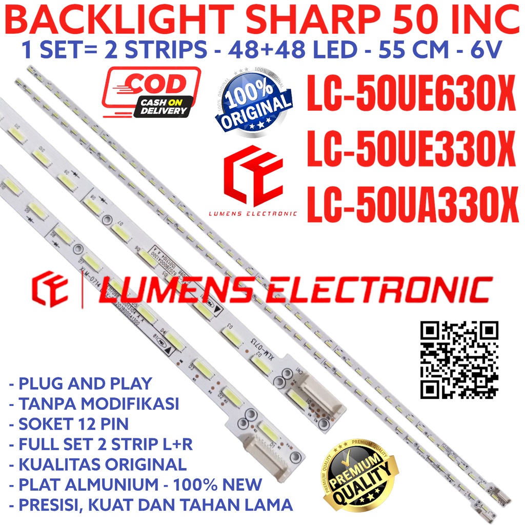 SHARP LED TV BACKLIGHT 50 INC LC 50UE630 50UE330 50UA330 50UE630X 50UE330X 50UA330X LC50UE630 LC50UE