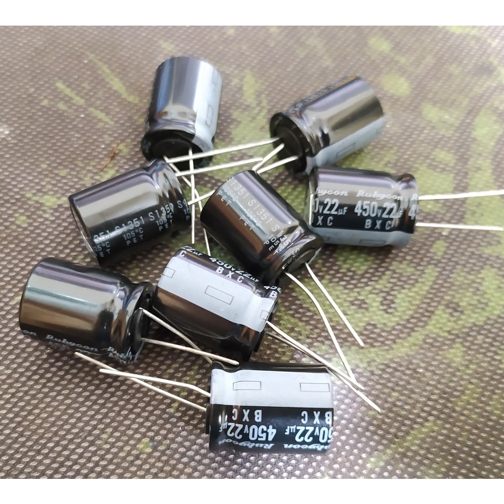 Rubycon Capacitor 22uF 450V - ของแท้