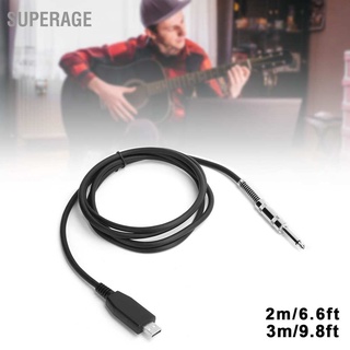 Superage สายเคเบิ้ล Usb Male To 6.35 มม. แจ็คเชื่อมต่อฐานเชื่อมต่อสําหรับคอมพิวเตอร์