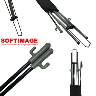 ขาตั้ง ขาตั้งป้าย ป้ายหน้าร้าน ป้ายโฆษาณา x-stand X frame ขาตั้งรูปทรงตัวX ขาตั้งป้ายไวนิล PP เอกซสแตน โครง60X160cm