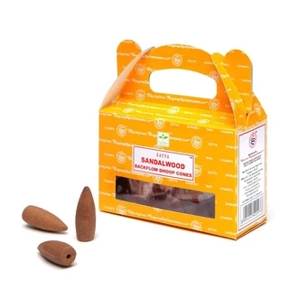กำยานน้ำตกอินเดียเกรดพรีเมี่ยม รวมกำยานที่ดีที่สุด แบรนด์ Satya และ HEM - Backflow Incense Cones