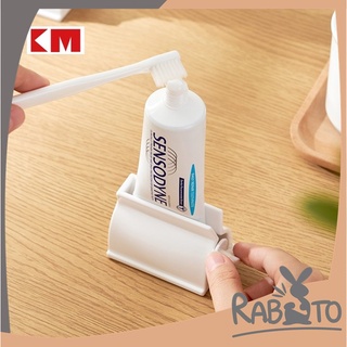 【ถูกที่สุด】RABITO【KM6177】ที่รีดยาสีฟัน ที่รีดหลอดยาสีฟัน ที่รีดโฟมล้างหน้า อุปกรณ์บีบหลอด ที่บีบยาสีฟัน สีขาว