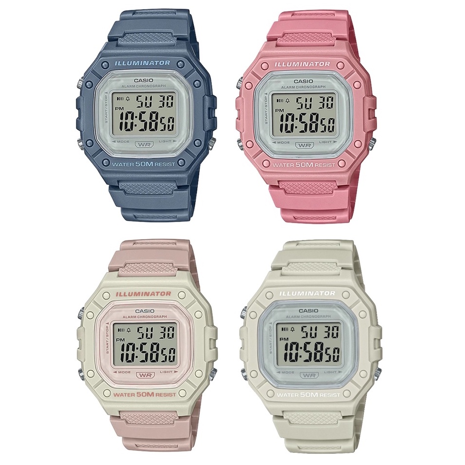 Casio รุ่น W-218,W-218HC,W-218H (W-218HC-2A,W-218HC-4A,W-218HC-4A2,W-218HC-8A)