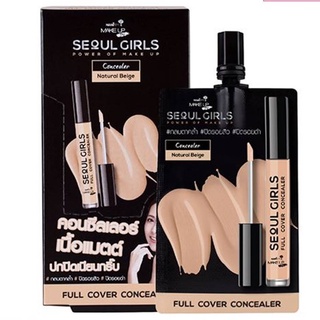 (ยกกล่อง/6ซอง) Nami Make Up Pro Seoul Girls Full Cover Concealer 2ml นามิ เมคอัพ โปร โซลเกิร์ล ฟูล คัฟเวอร์ คอนซีลเลอร์