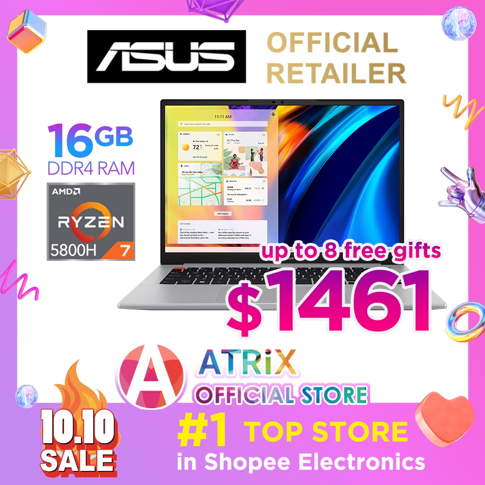 【MS สำนักงาน Extended Warranty】ASUS Vivobook S14 M3402QAKM107W 14