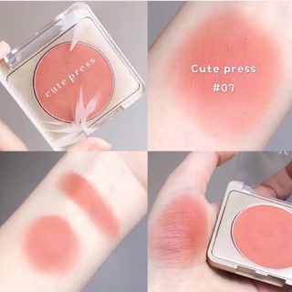 Cute Press blush ของแท้มือ1 Nonstop Beauty 8Hr Blush 3.5g. บลัชออนสูตรกันน้ำ