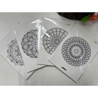 ชุดภาพไม่เข้าเล่มขนาด A5 Mini Mandala