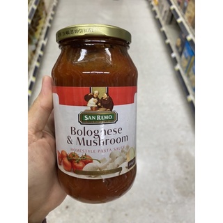 ผลิตภัณฑ์สำหรับ ราดพาสต้า ตรา ซัน เรโม่ 500 G. Alfredo Homestyle Pasta Sauce Bolognese &amp; Mushroom ( Sanremo Brand ) โฮมสไตส์ พาสต้า ซอส โบโลเนส แอนด์ มัชรูม