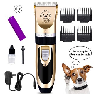 เครื่องตัดขนหมา Amazon แบตเตอเลี่ยน dog hair trimmer ตัดขนสัตว์ เครื่องตัดขนสำหรับสัตว์เลี้ยง แบบชาร์จไฟ Pet Hair Cutter