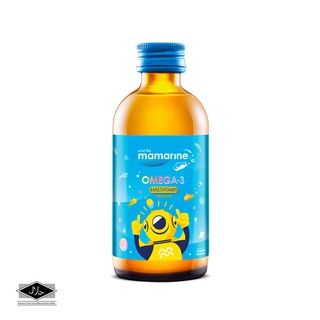 🔥แท้100% หมด10/03/2023🔥 Mamarine Kids Omega3 &amp; Multivitamin Forte สีฟ้า 120ml  โอเมก้า3 สูตร บำรุงสมอง พัฒนาความจำ******