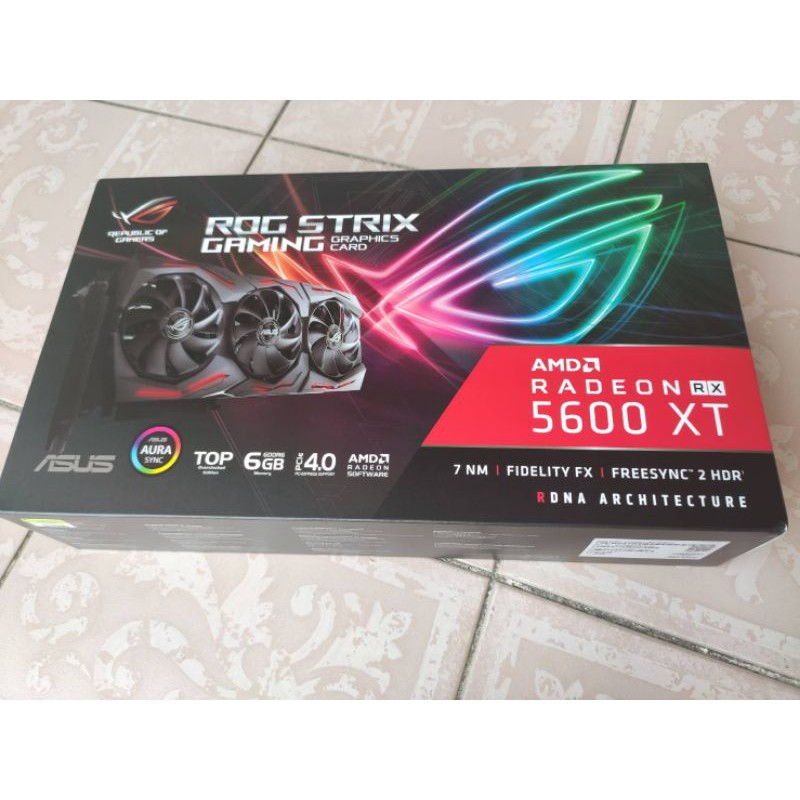 ASUS ROG STRIX RX 5600XT มือสอง ประกันยาว