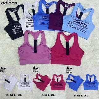 รอพรี 4 วัน 👉🏻Adidas💯 จาก 890฿ Sportbra Adidas สปอร์ตบรา สำหรับใส่ออกกำลังกาย บราโยคะ สปอตบรา ชุดชั้นใน บราไร้โครง