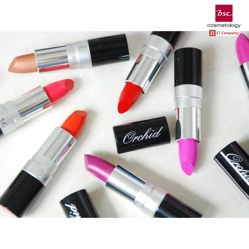 [Lipstick] BSC ORCHID CREAMY MATTE LIP COLOR ขนาด 4.2 กรัม บีเอสซี ลิป ลิปสติก เนื้อครีมมี่ Lipstick