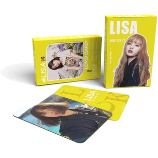 การ์ดรูปภาพ BLACKPINK LISA Lomo จํานวน 55 ชิ้น