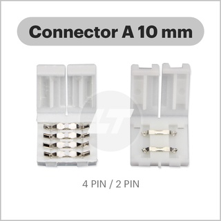 คอนเนคเตอร์ไฟเส้น (Led Connector) แบบต่อตรง LED 10mm (ถุงละ 10 ตัว)