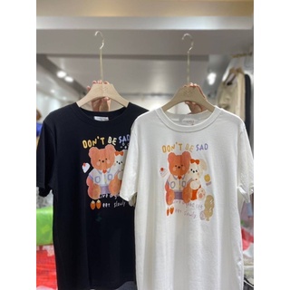 𝐬𝐰𝐞𝐞𝐭 𝐛𝐞𝐚𝐫 🍭🐻เสื้อยืดโอเวอร์ไซต์ลายหมี