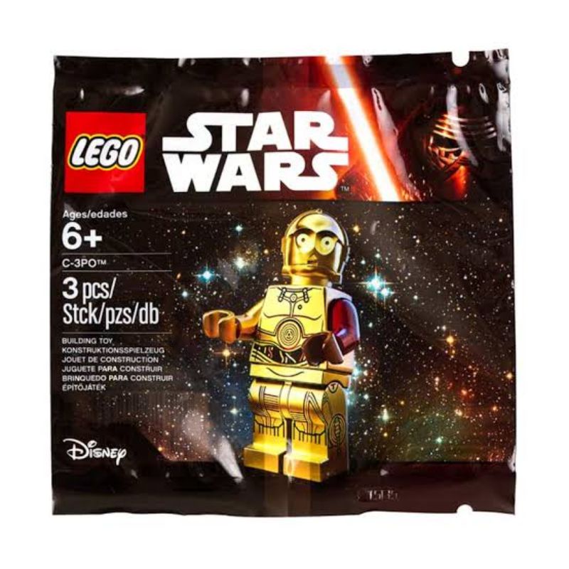 เลโก้​ LEGO Star Wars Polybag 5002948 C-3PO Red​ Arm