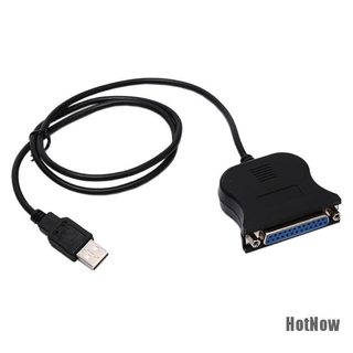 [ขายดี] สายเคเบิลเครื่องพิมพ์ IEEE 1284 25-Pin เป็น USB 2.0