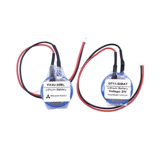 ถูกสุุด! FX3U-32BL Lithium Battery Misubishi Eiectric แบตกระดุมมีสาย Maxell CR2450 HR 3V /FX3U-32BL/GT11-50BAT Lithium