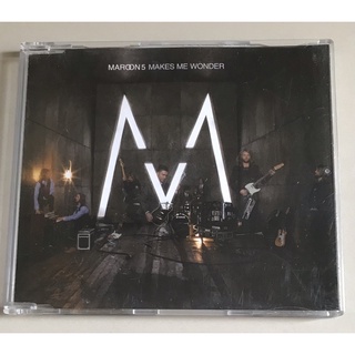 ซีดีซิงเกิ้ล ลิขสิทธิ์ มือ 2 สภาพดี...250 บาท “Maroon 5” ซิงเกิ้ล "Makes Me Wonder" (US 2-track CD) แผ่นหายาก Made in EU