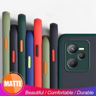 RealmeC35 Case Skin Feel Matte Texture Coque For Realme C35 Relme Ralme Reame Realm C 35 6.6" Camera Protect Bumper Phone Cover