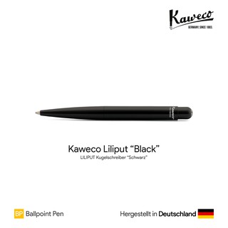 Kaweco Liliput Ballpoint Pen Black - ปากกาลูกลื่นพกพาแบบกดลิลิพัต รุ่นสีดำ