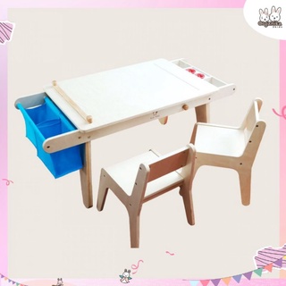 โต๊ะทำกิจกรรม " Multifunction Kids Desk" สามารถเป็นโต๊ะทำงาน Art and Craft และโต๊ะทำการบ้านเรียนหนังสือแบรนด์ joan Miro