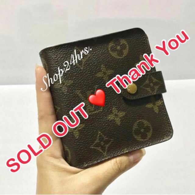 กระเป๋าสตางค์ ใบสั้น LV Monogram แท้💯%