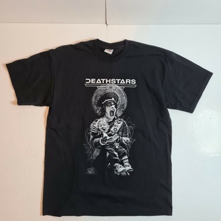 เสื้อยืดลําลอง แขนสั้น พิมพ์ลายกราฟฟิค Deathstars ทัวร์ ขนาดกลาง สําหรับผู้ชาย 402994