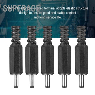 Superage 5 ชิ้น 1.3 มม. X 3.5 มม. Male Dc Power แจ็คเชื่อมต่อคู่อะแดปเตอร์